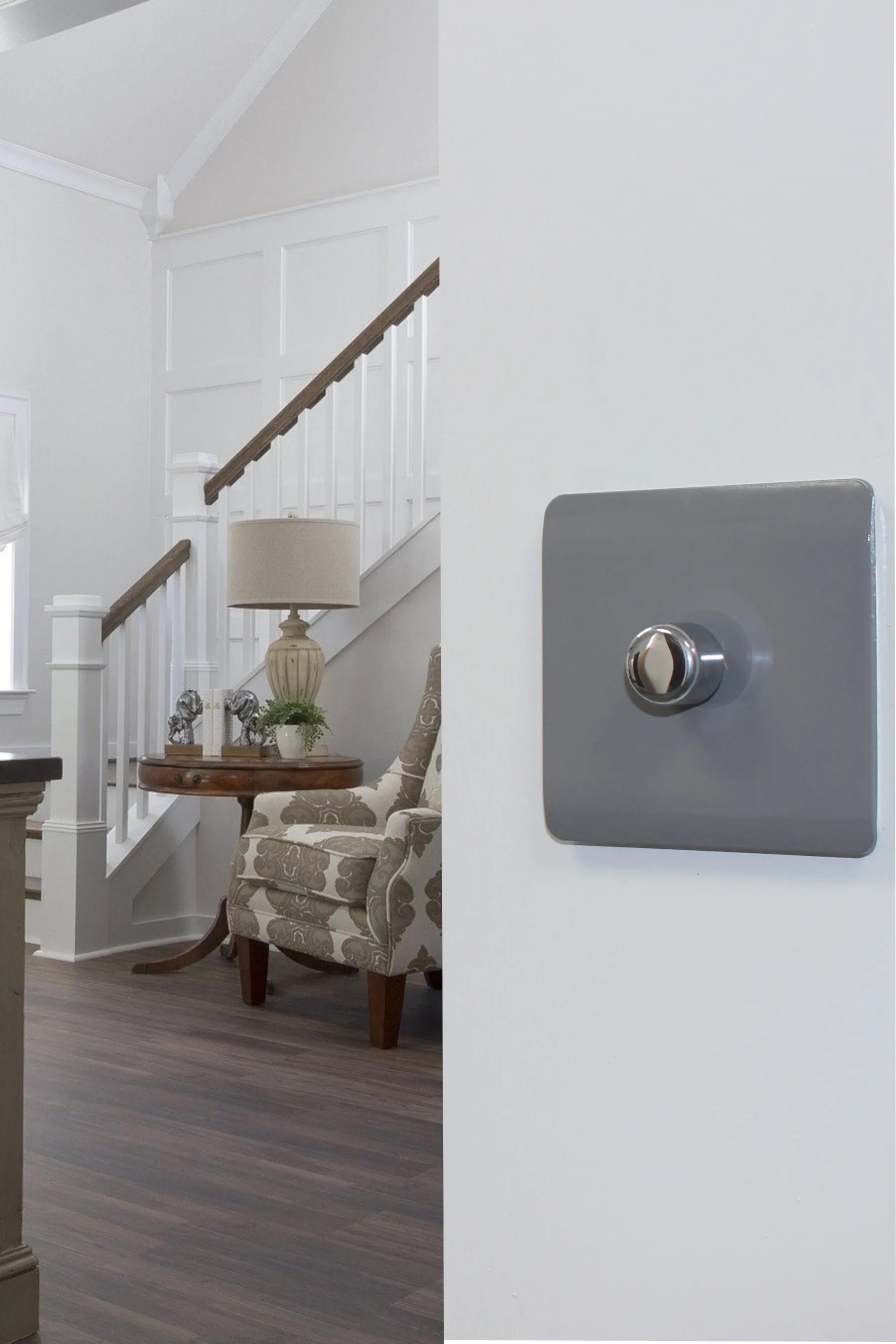 1 Gang 1 Way LED Dimmer Switch Warm Grey ART-LDMWG  Trendi Warm Grey